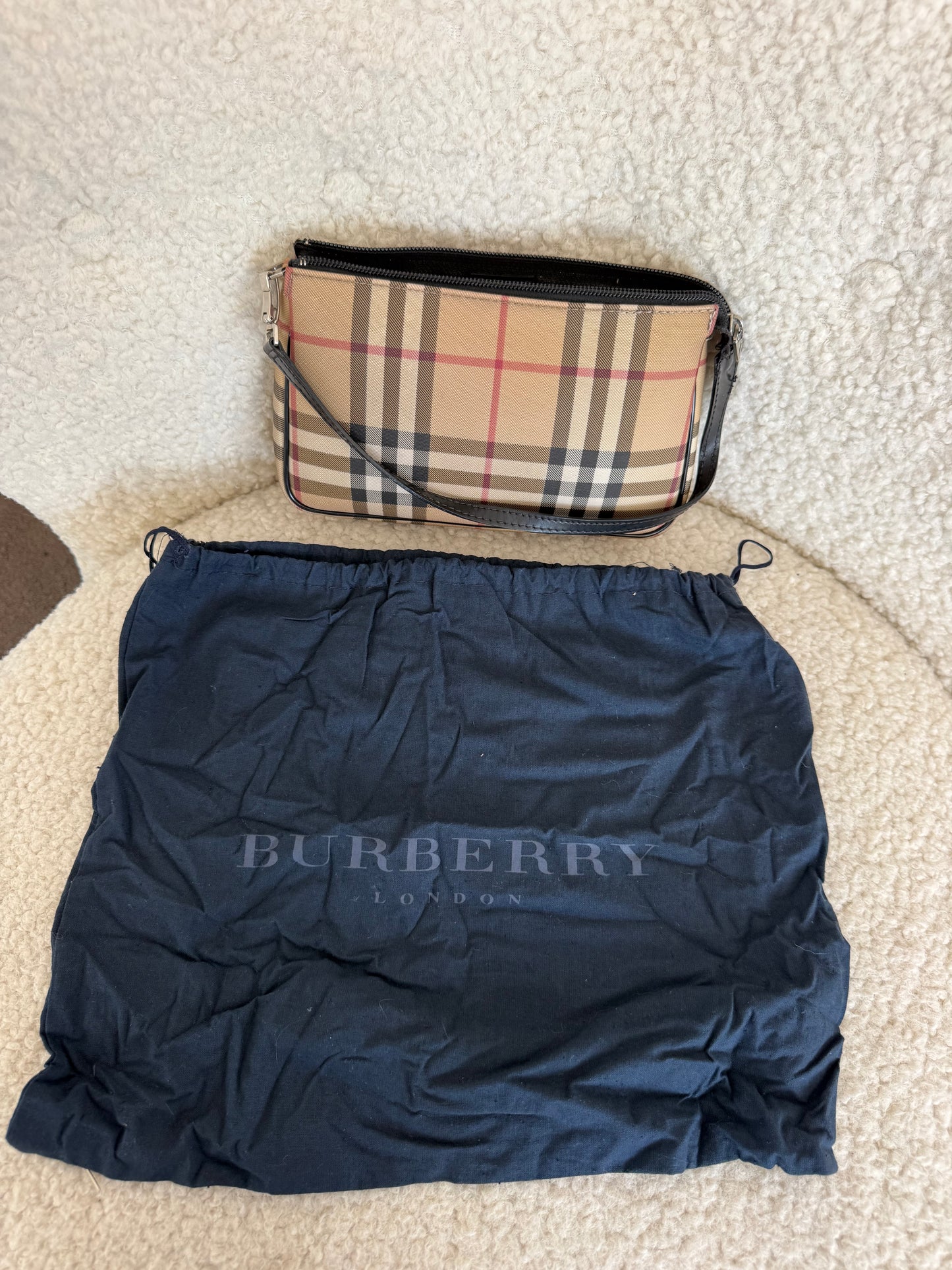 Vintage Burberry Nova Check Pochette