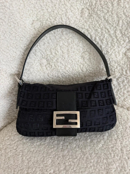 Fendi Zucca baguette shoulder bag