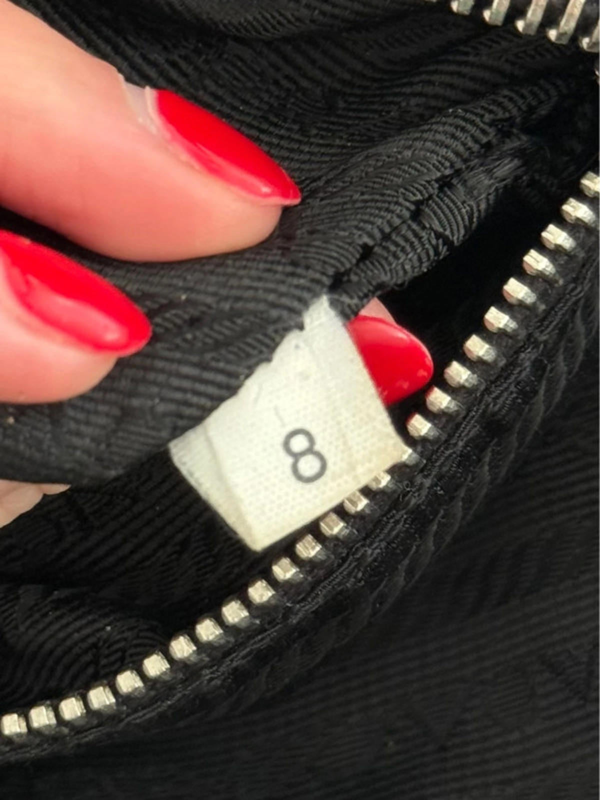 Prada Black Tessuto Nylon Buckle Handbag with Padlock