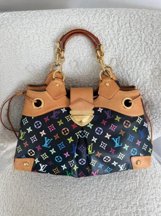 Louis Vuitton Monogram Multicolor Ursula Bag Black