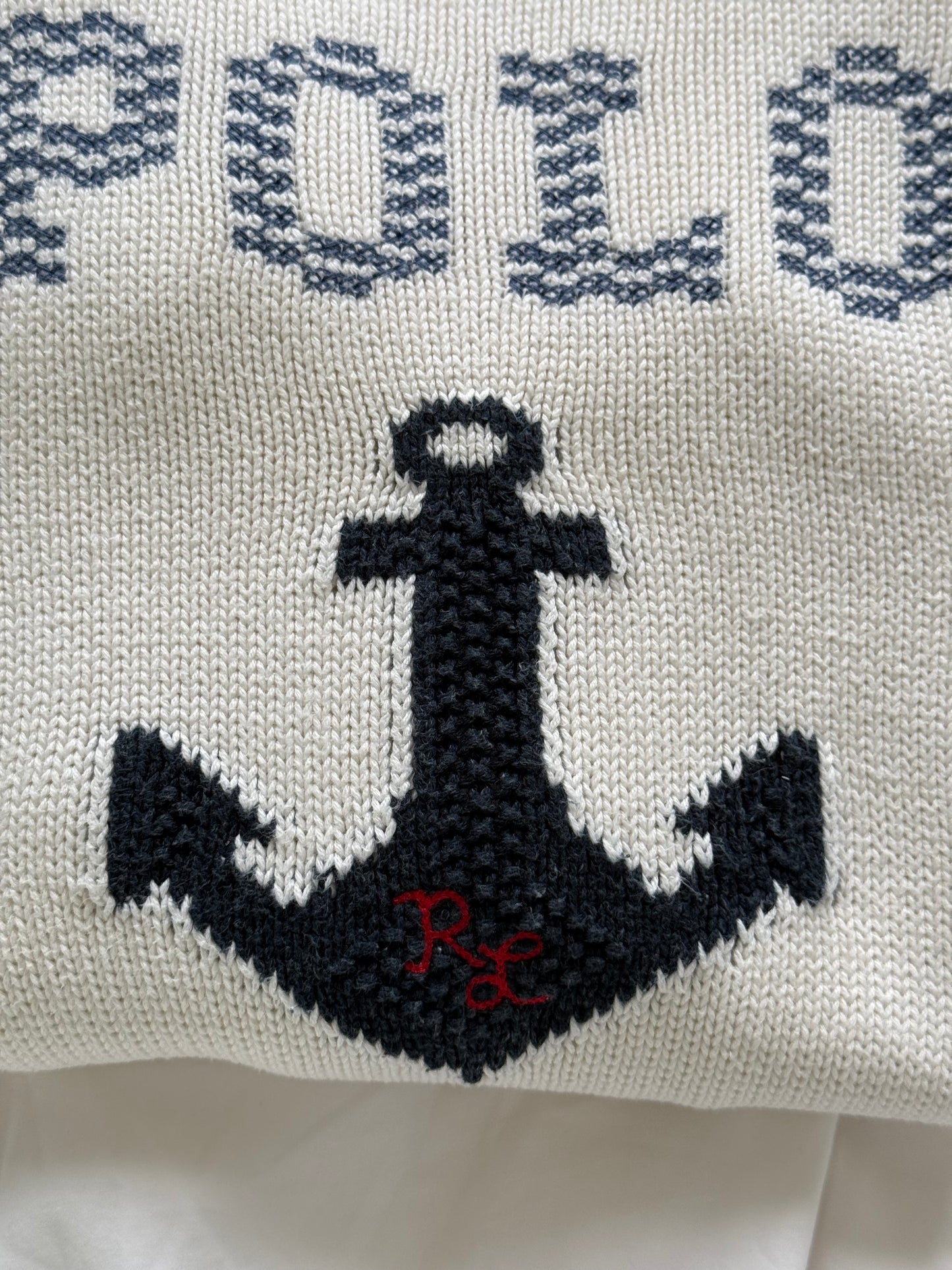 Polo anchor knit