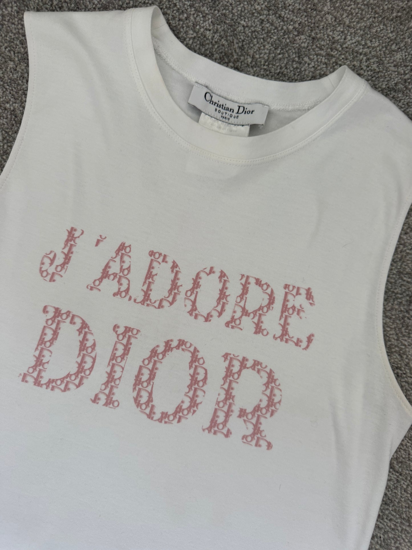 J'Adore Dior sleeveless tank top