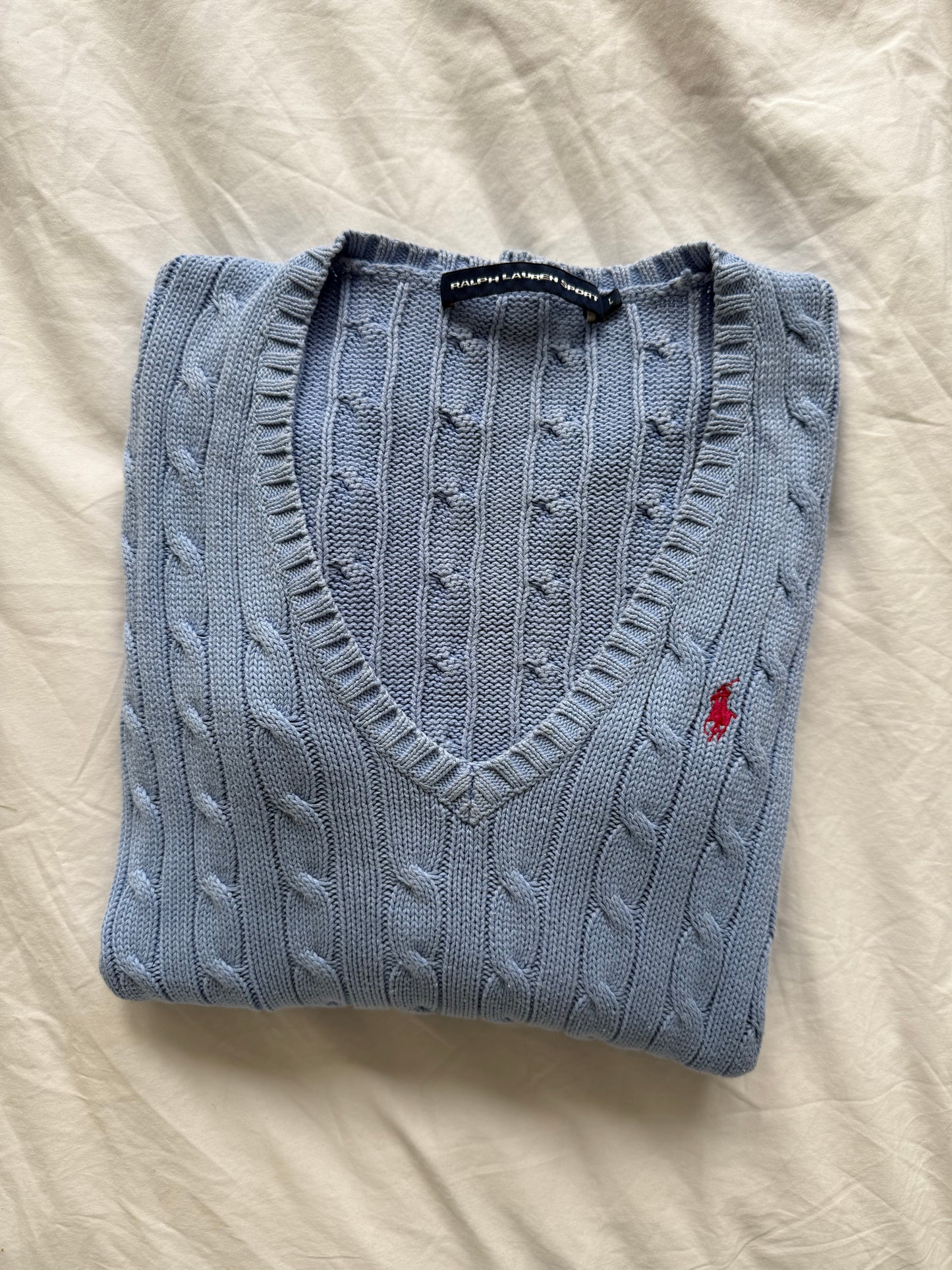 Light blue Ralph Lauren V-neck