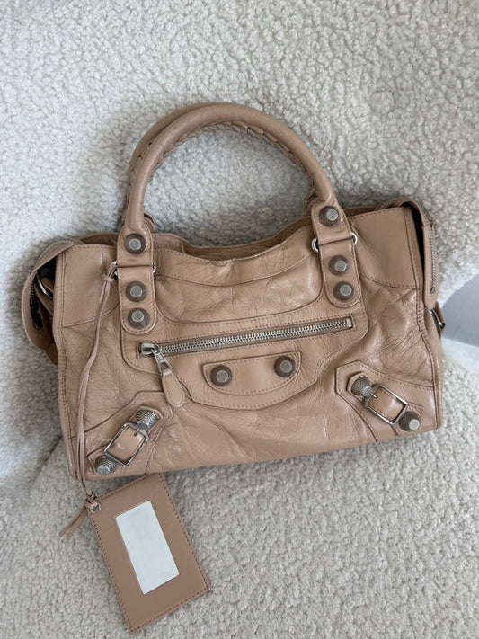 Balenciaga Le City Handbag – Beige