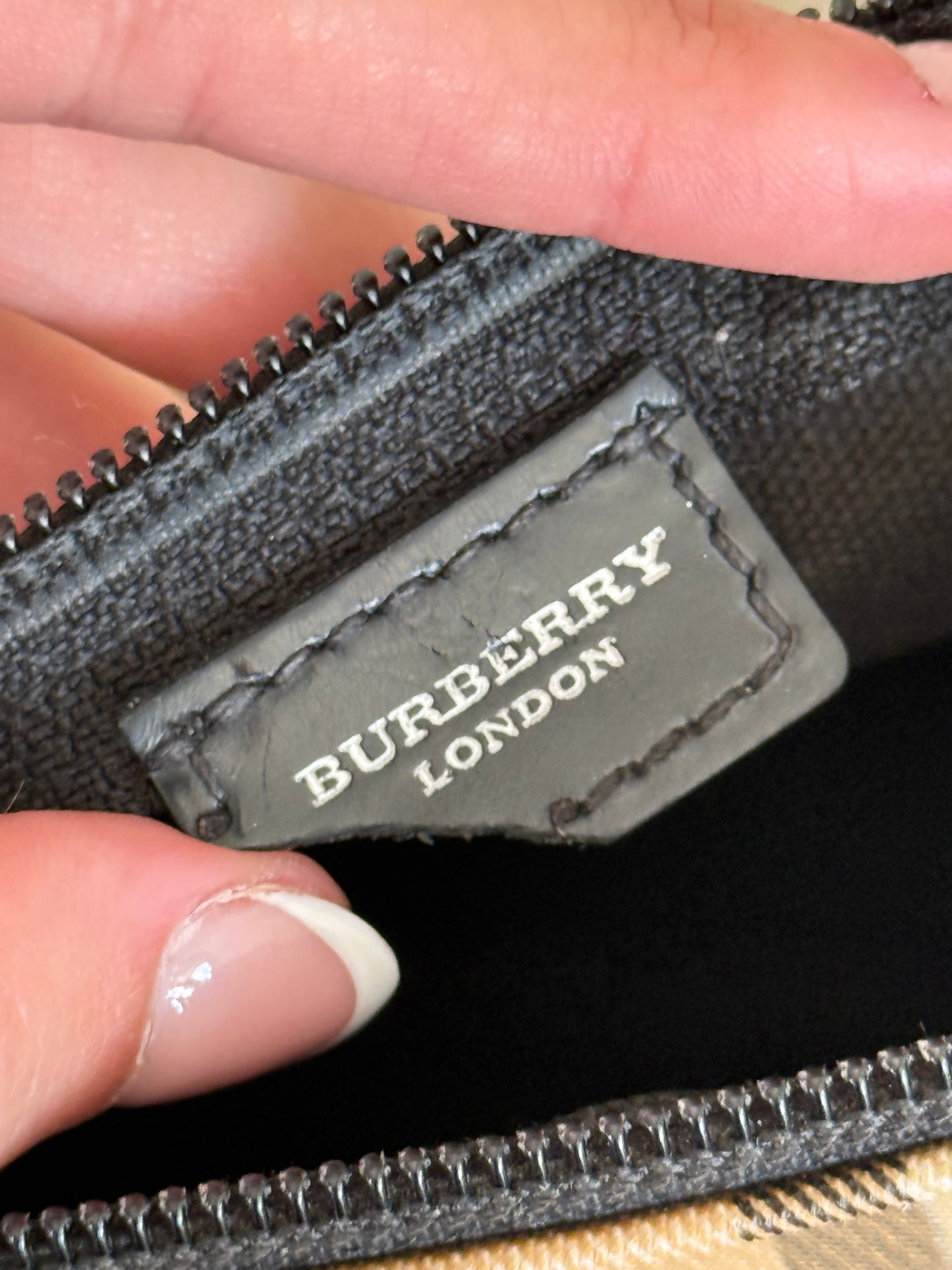 Vintage Burberry Nova Check Pochette