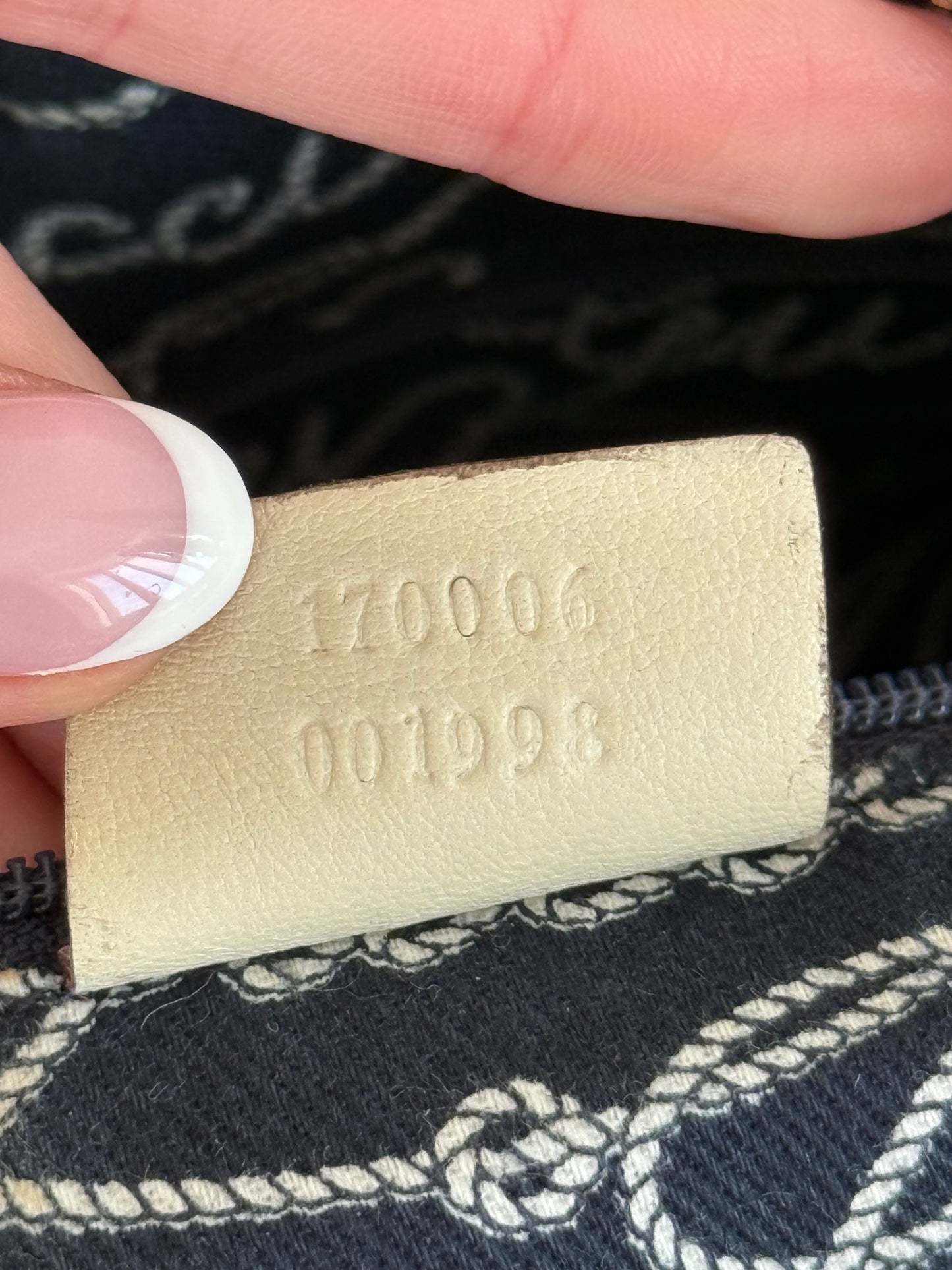 Gucci Script Logo Shoulder / Crossbody Bag
