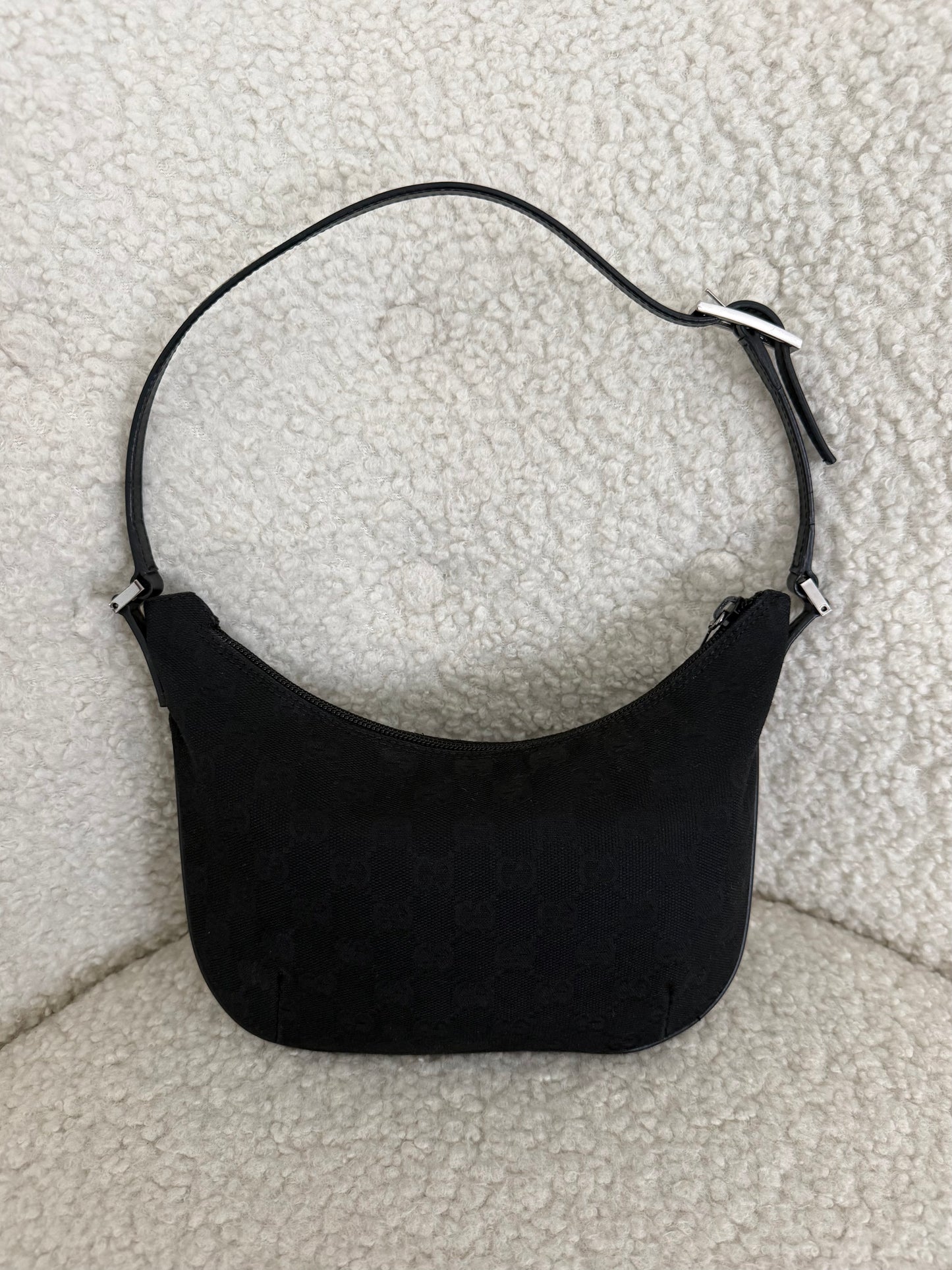 Gucci vintage GG canvas shoulder bag
