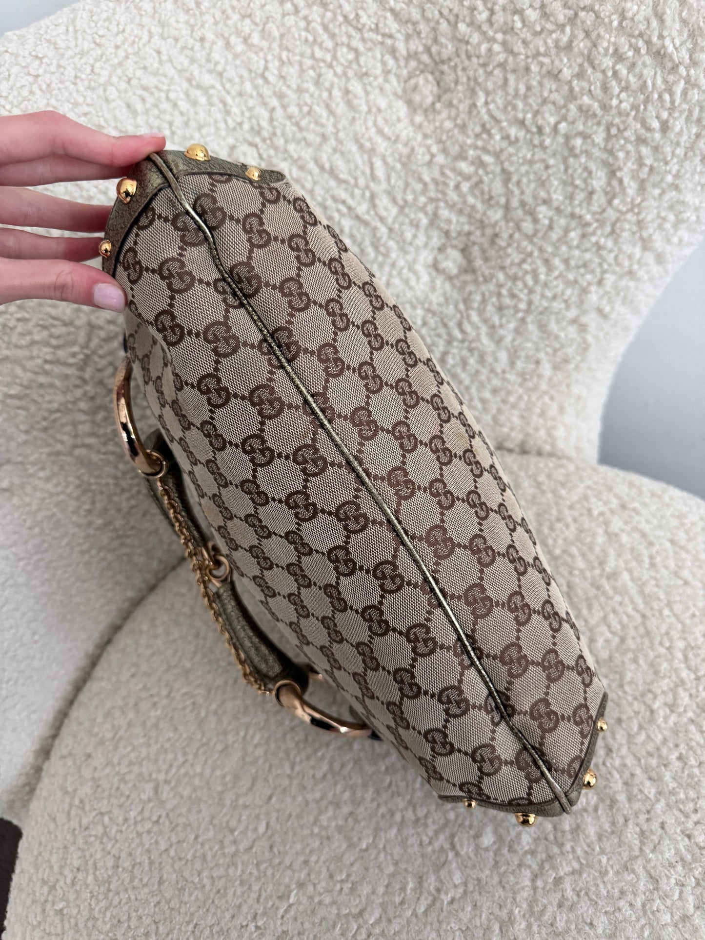 Gucci Horsebit Hobo Shoulder Bag