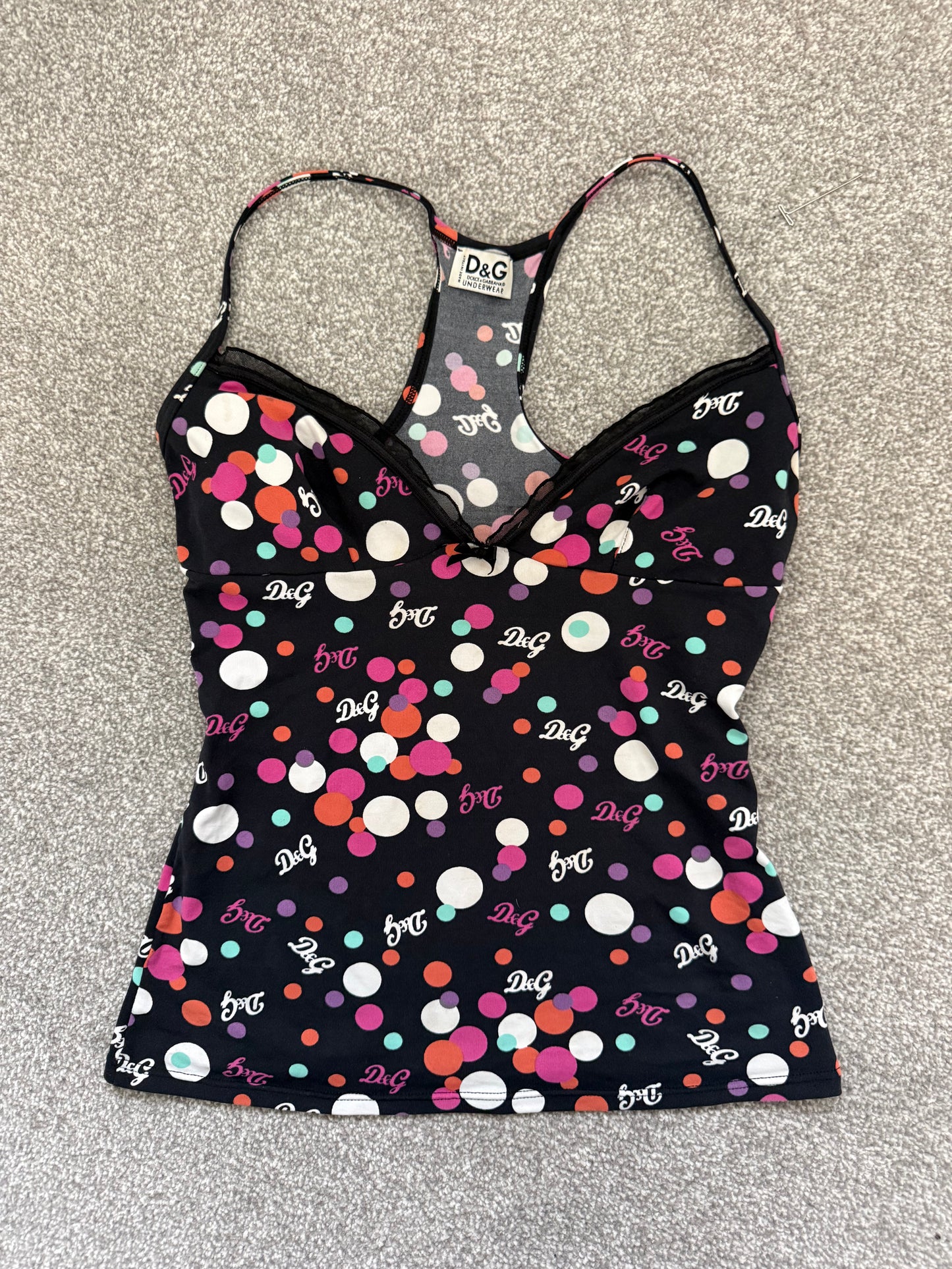 Dolce & Gabbana D&G polka dot cami