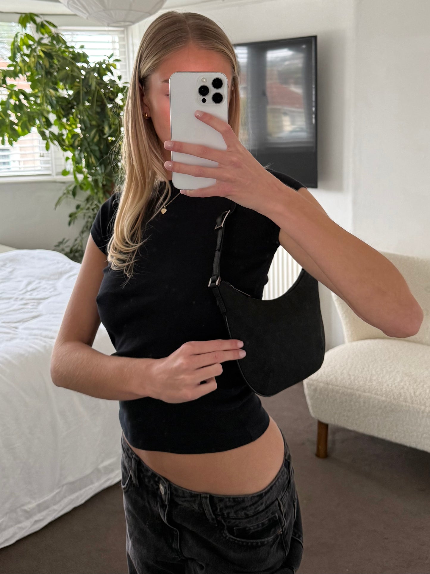 Gucci vintage GG canvas shoulder bag