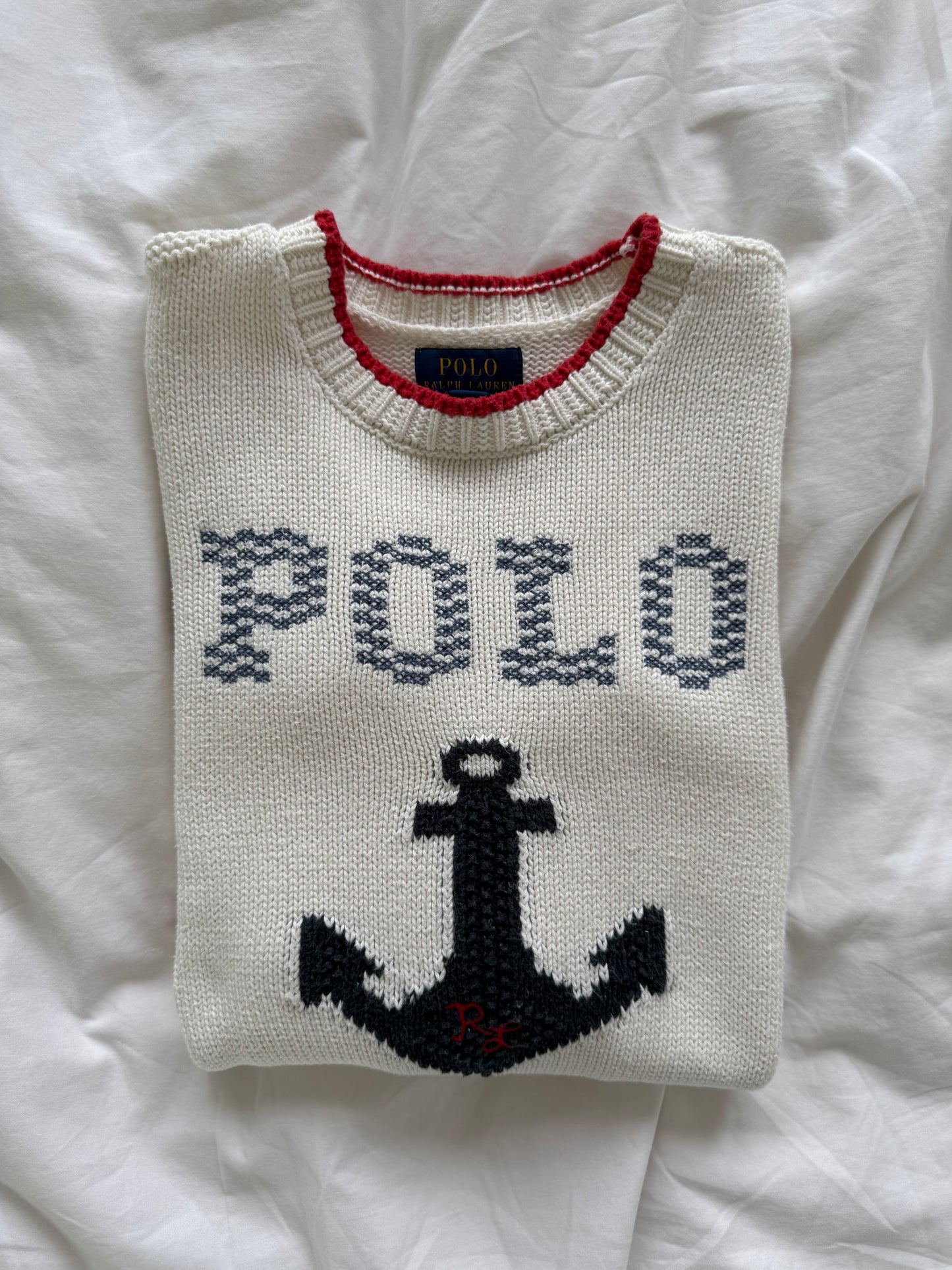 Polo anchor knit