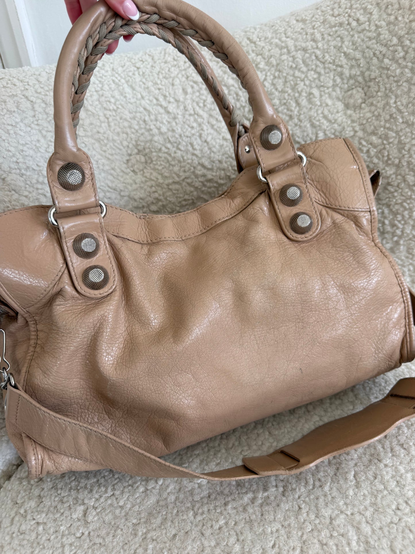 Balenciaga Le City Handbag – Beige