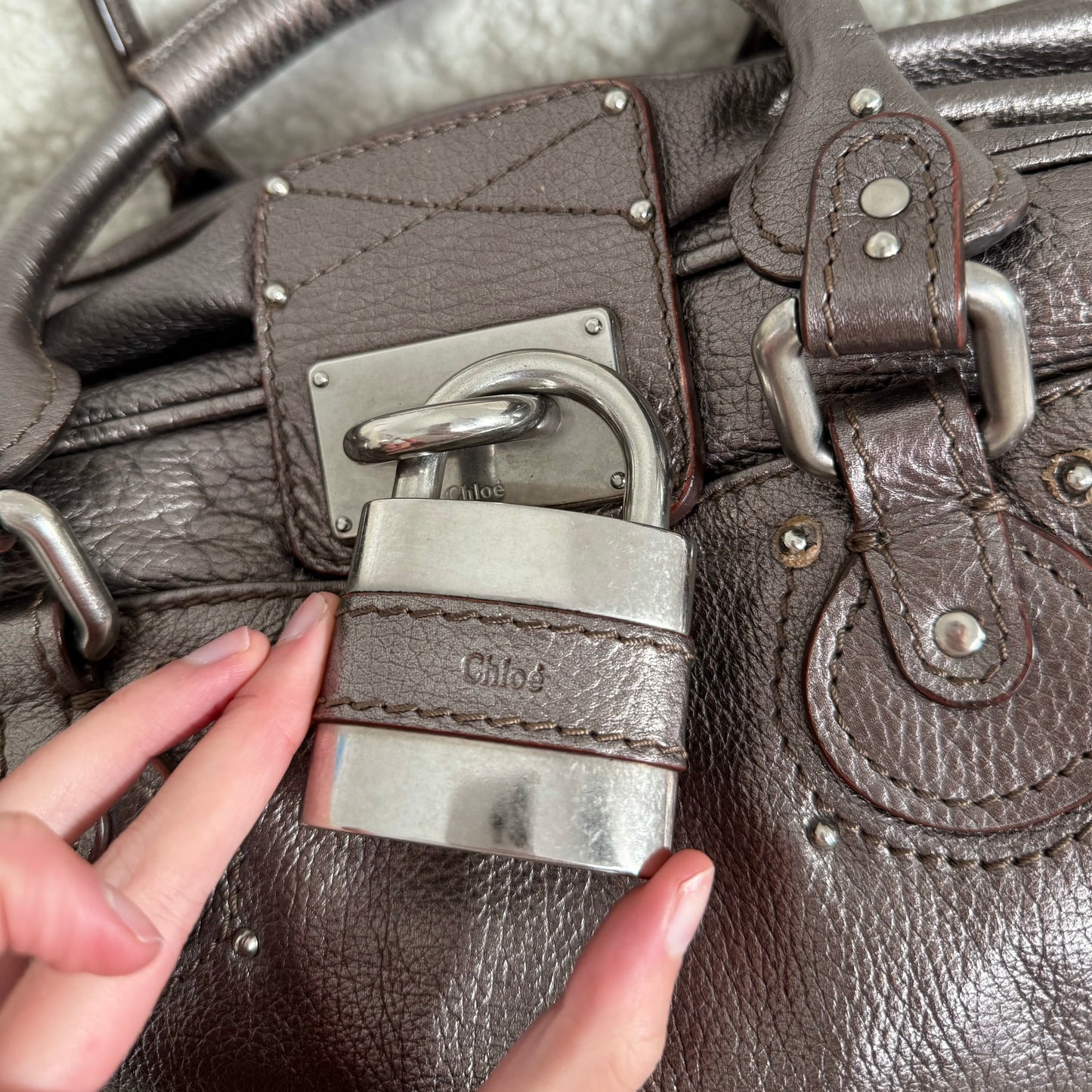 Chloé Paddington pad lock bag