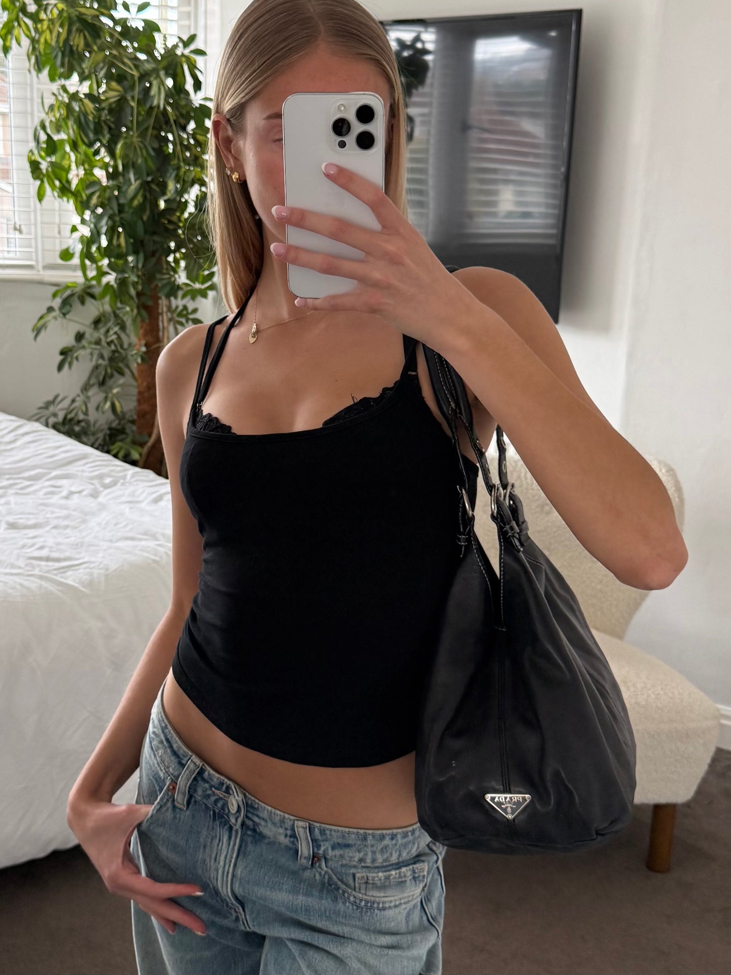 Prada Leather Shoulder Bag