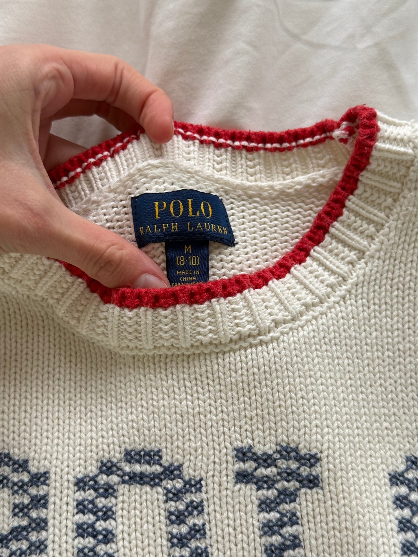 Polo anchor knit