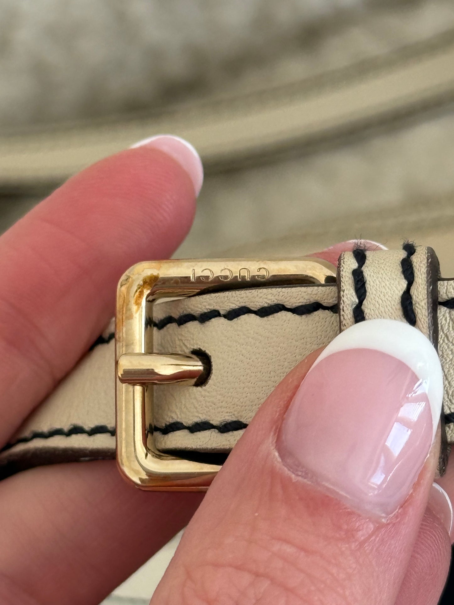 Gucci Script Logo Shoulder / Crossbody Bag