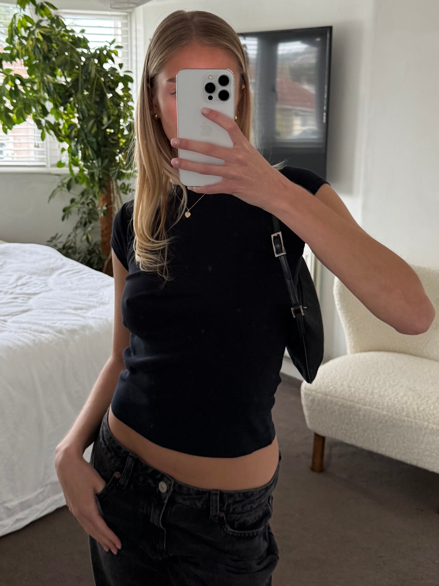 Gucci vintage GG canvas shoulder bag