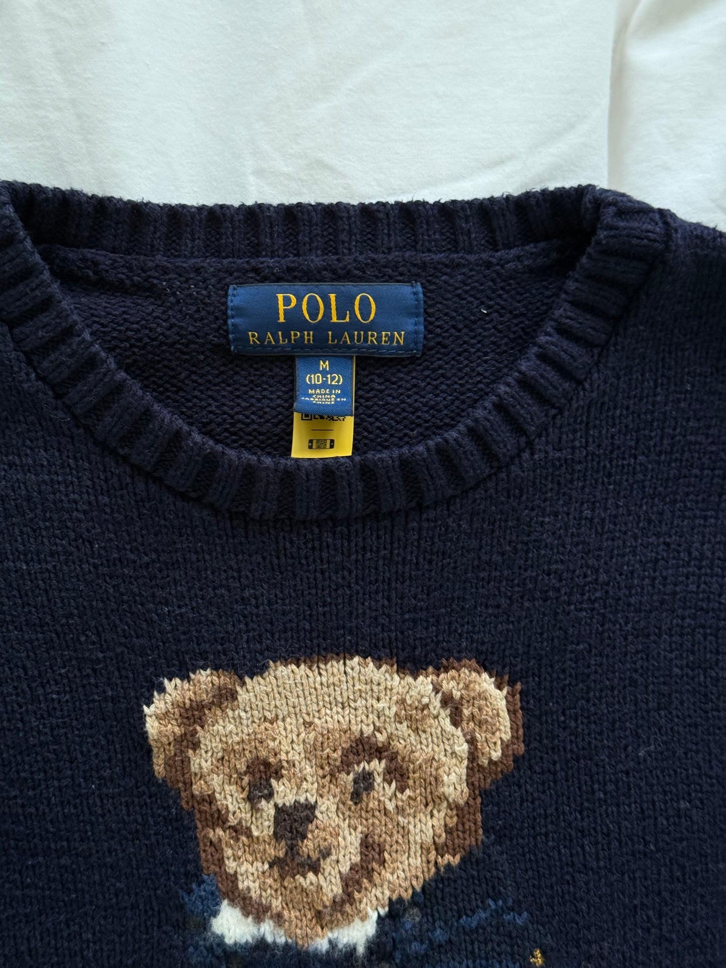 Ralph Lauren teddy bear knit