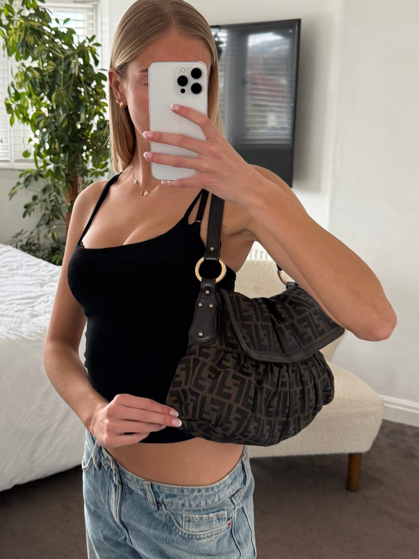 Fendi Zucca Chef Hobo – Medium