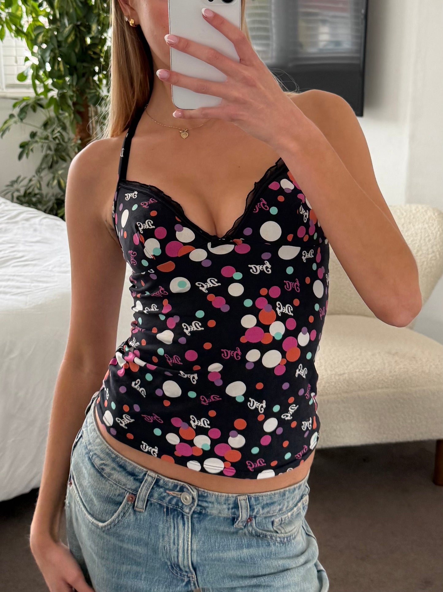 Dolce & Gabbana D&G polka dot cami