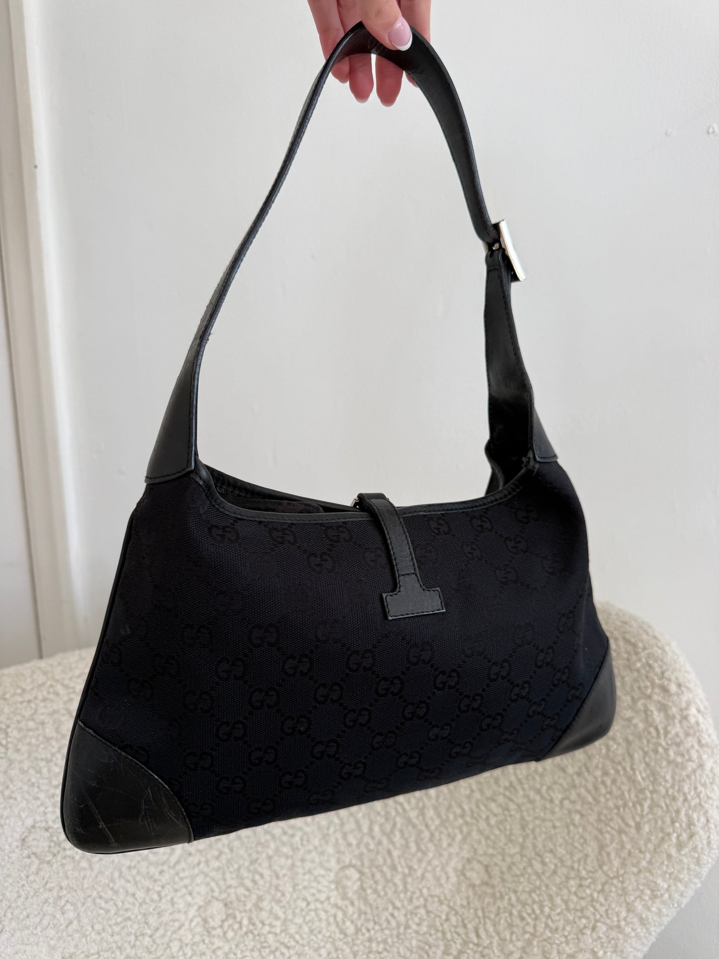 Gucci Jackie GG Canvas Shoulder Bag