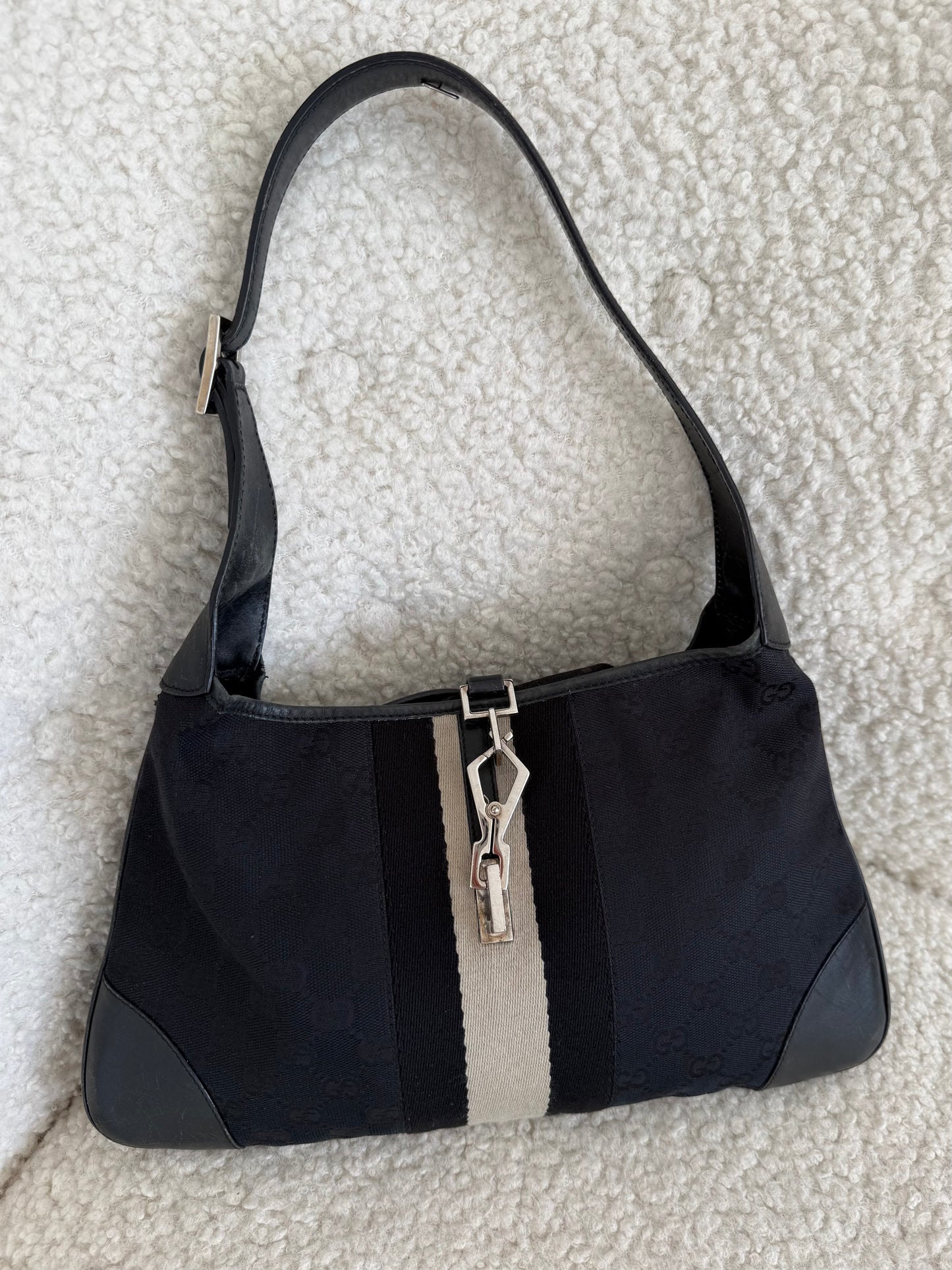 Gucci Jackie GG Canvas Shoulder Bag