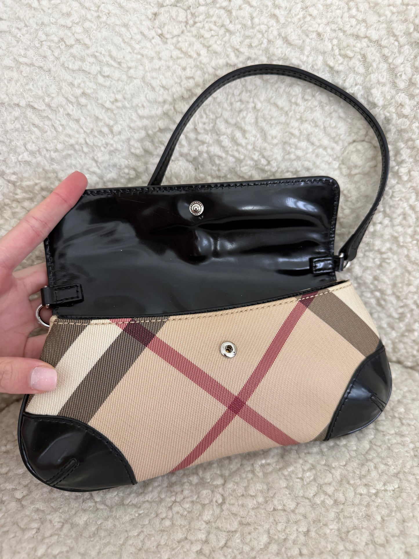 Burberry mini vintage check shoulder bag