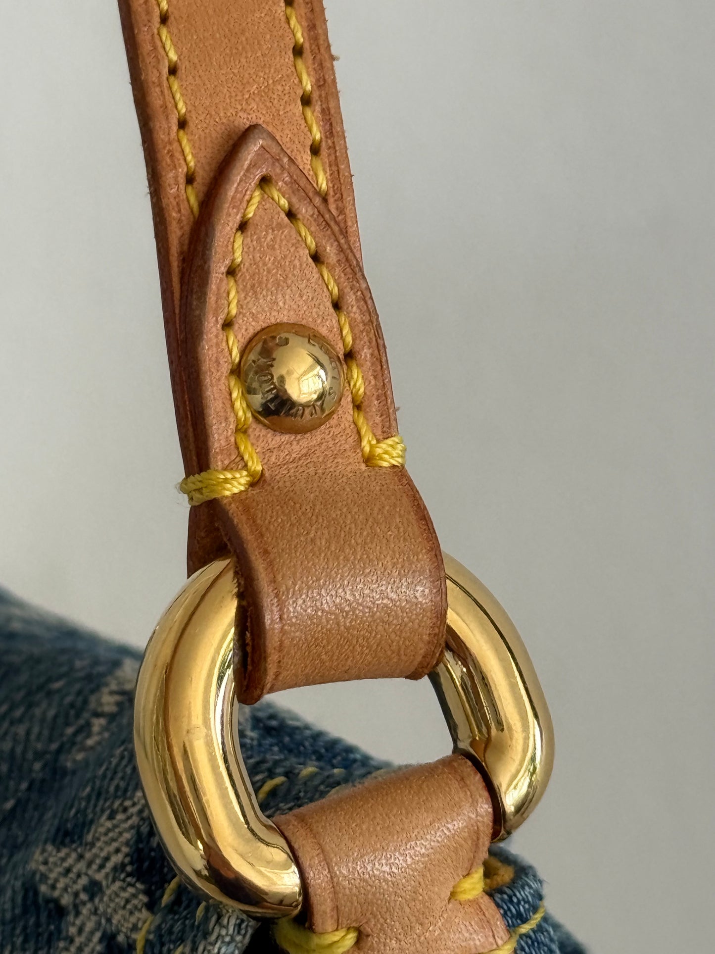 Louis Vuitton Monogram Denim Mini Pleaty Bag