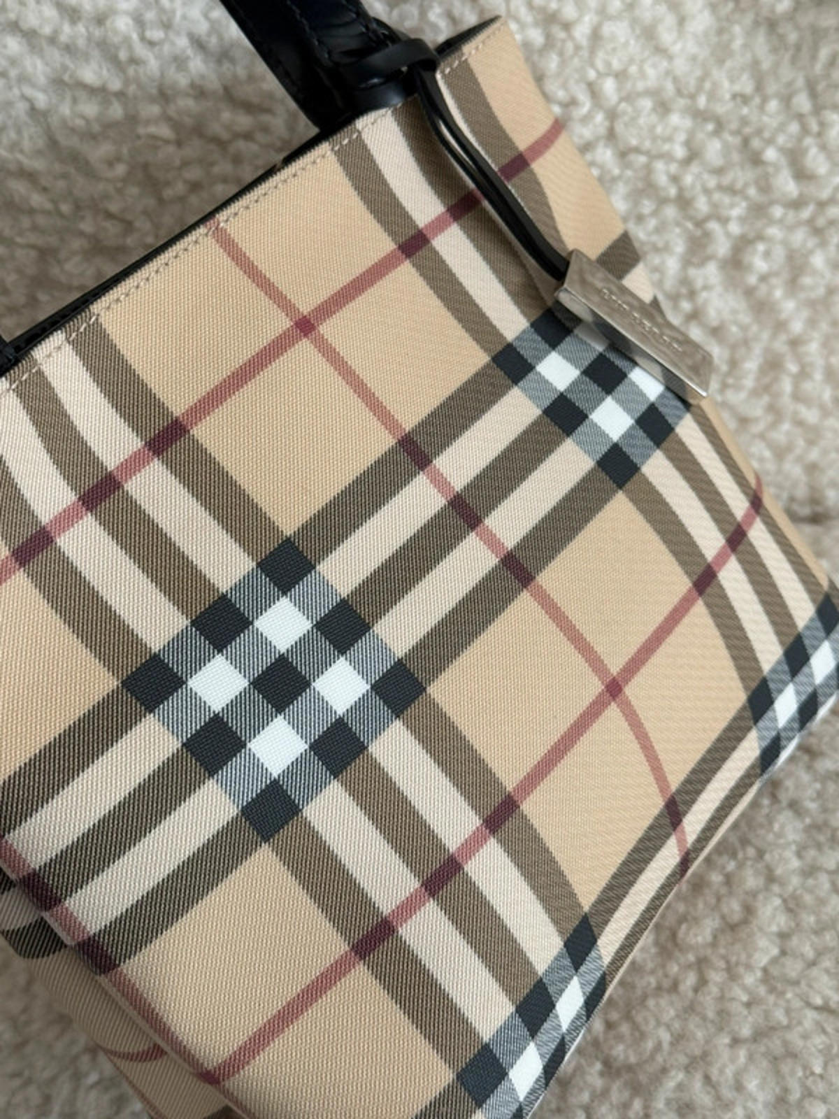 Burberry Nova Check Mini Tote