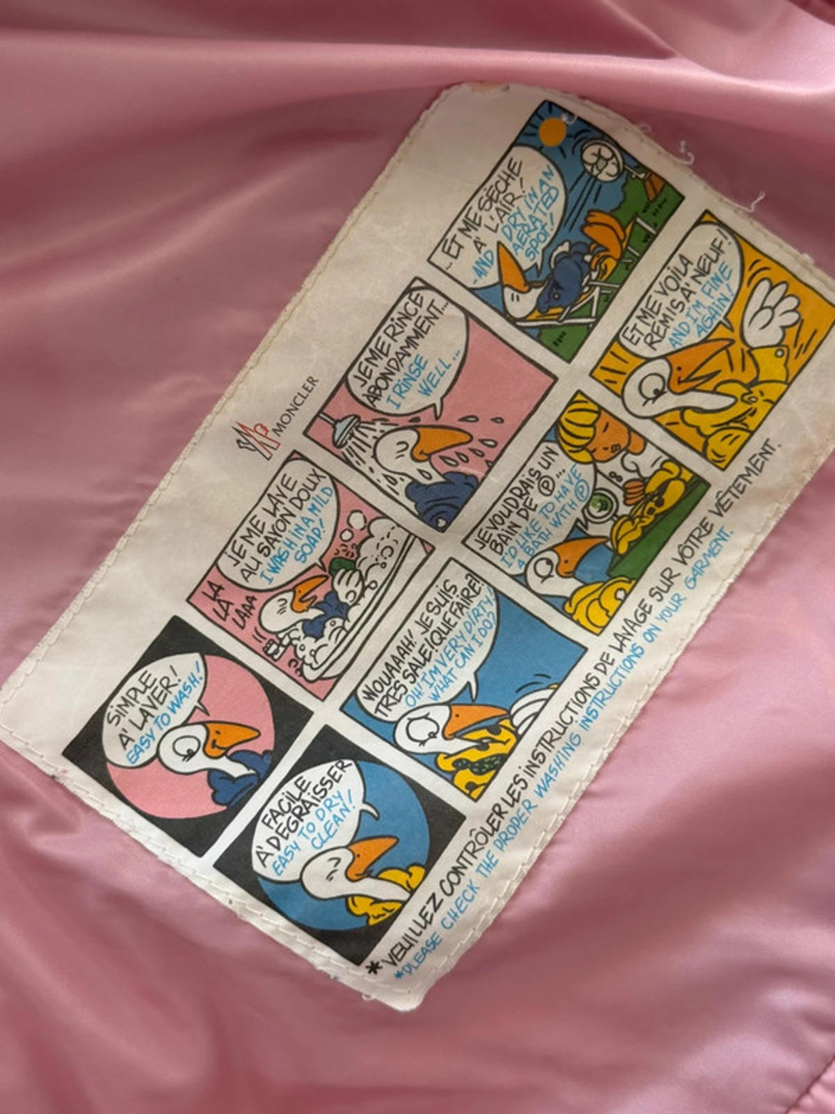 Moncler Brouel Giubbotto pink down jacket