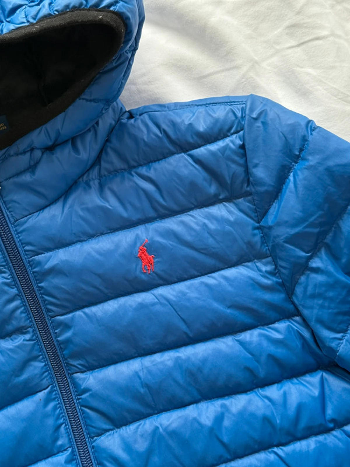 Royal blue Polo Ralph Lauren padded puffer jacket