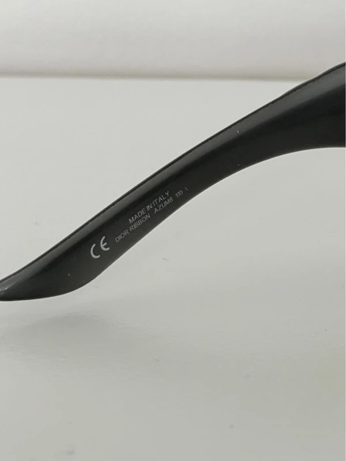Dior Black Ribbon Shield Sunglasses