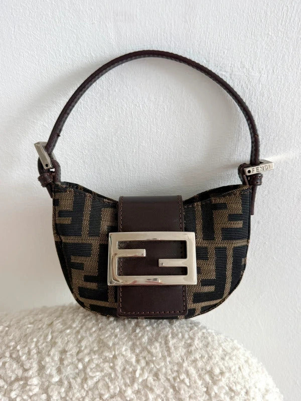 Fendi Zucca Mini Croissant Bag