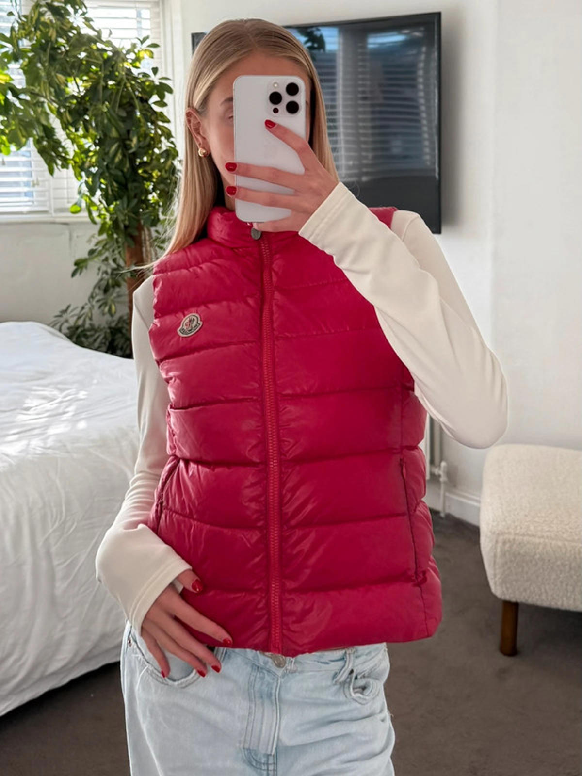 Moncler Ghany Gilet – Pink