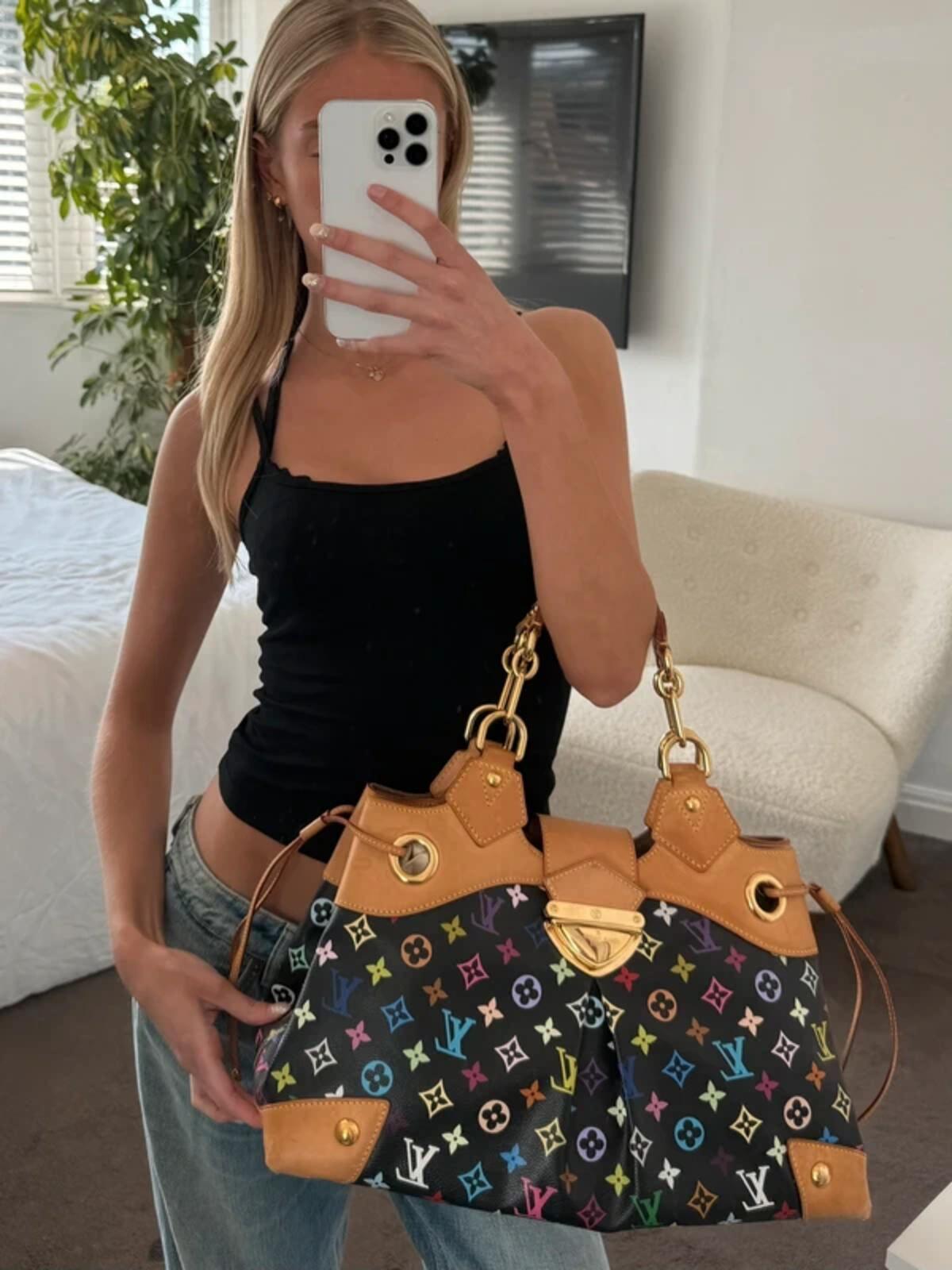 Louis Vuitton Monogram Multicolor Ursula Bag Black