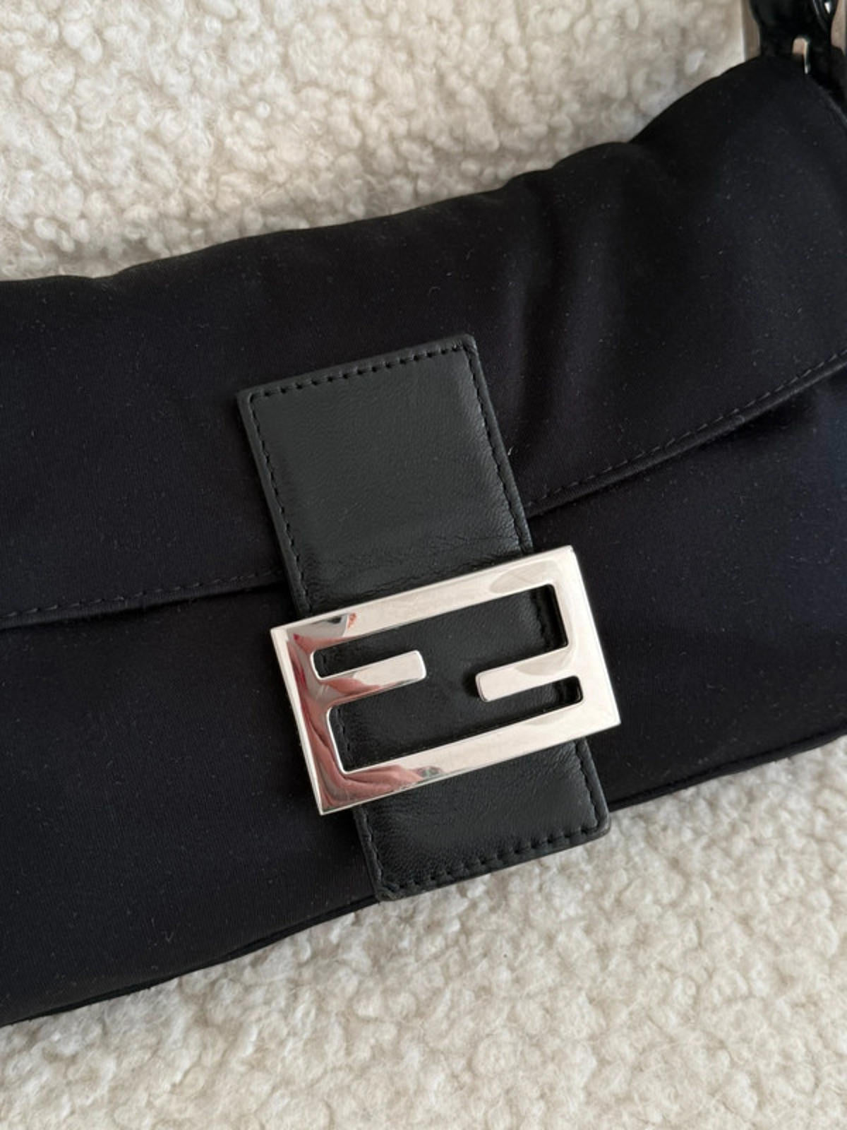 Fendi Baguette Black Shoulder Bag