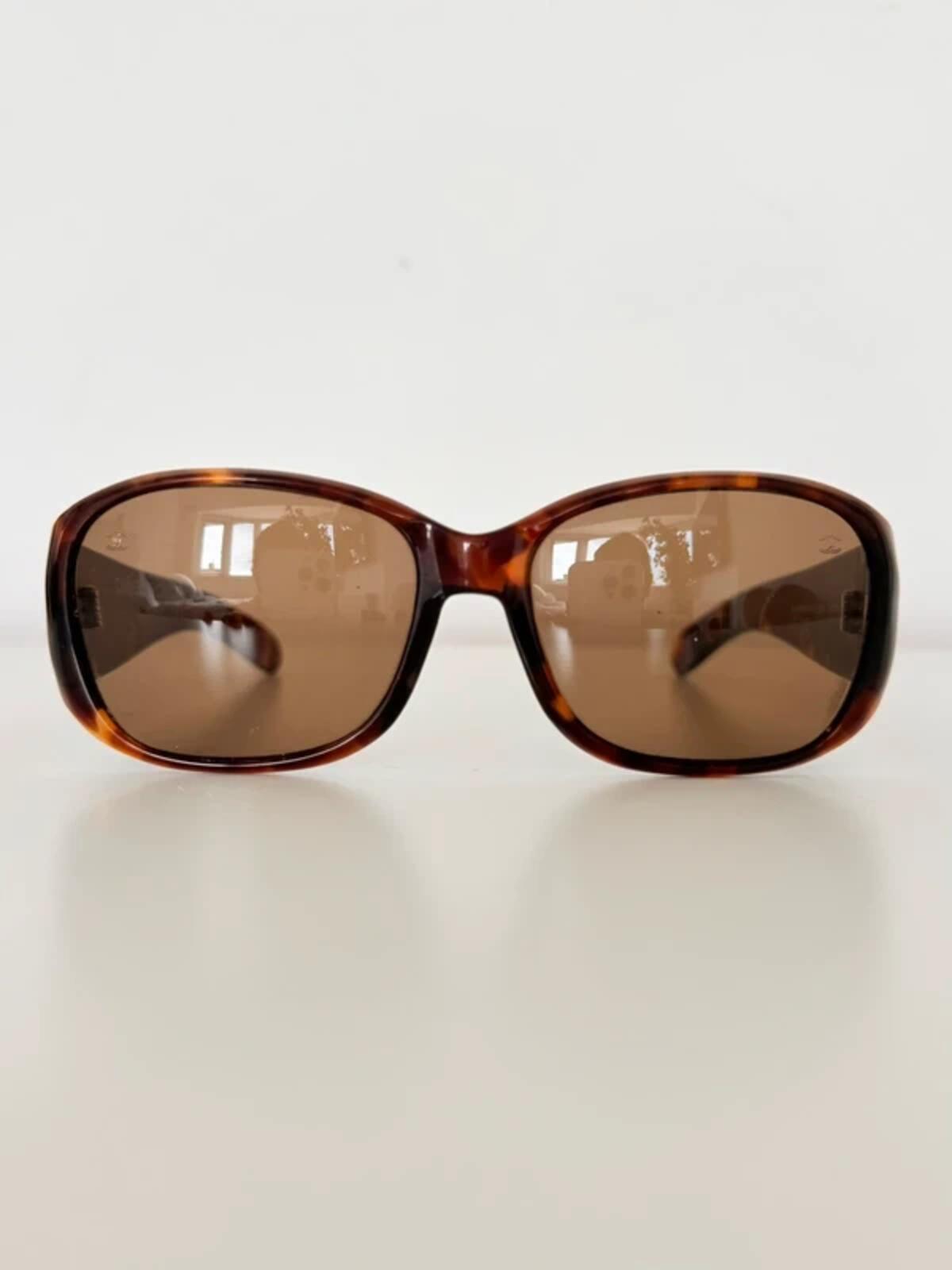 Chanel Oversized Tortoiseshell Sunglasses