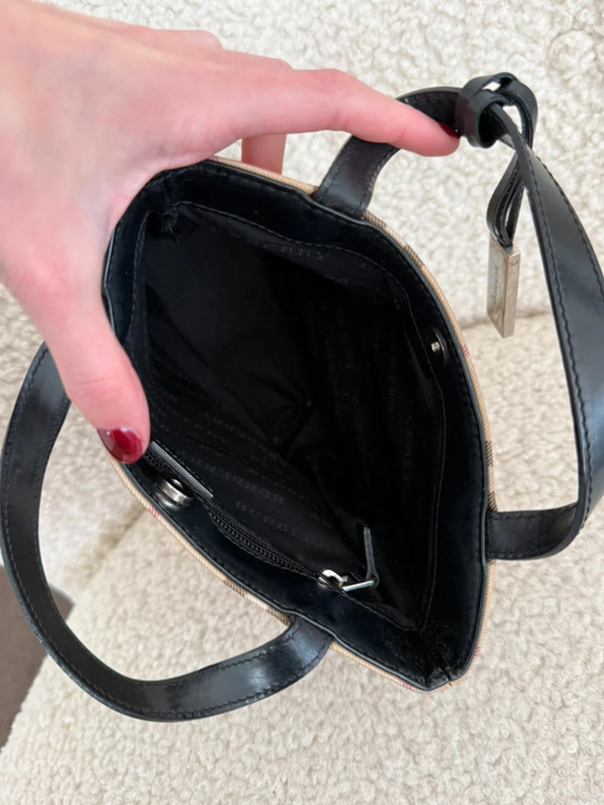 Burberry Nova Check Mini Tote