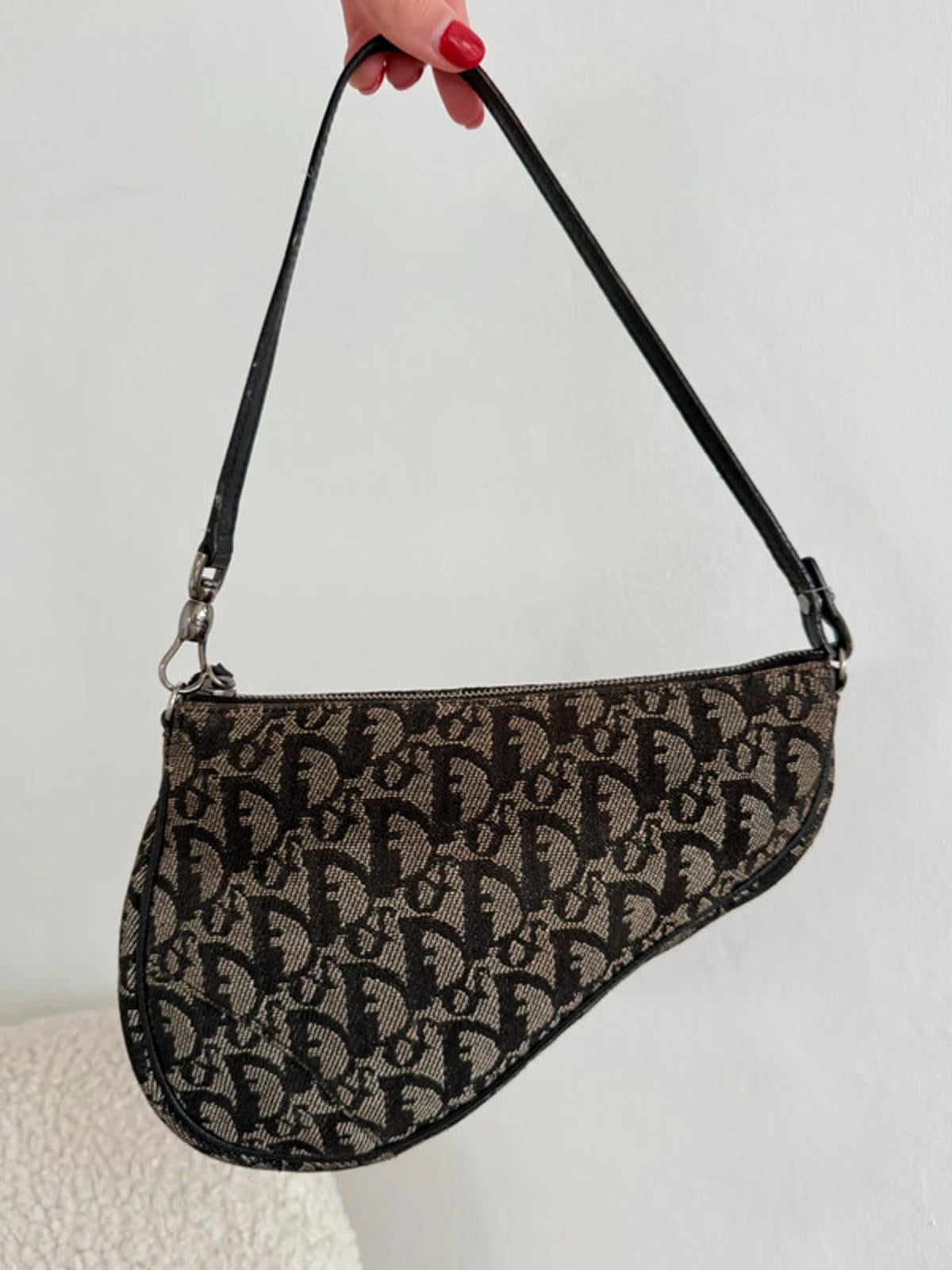 Christian Dior monogram saddle shoulder bag