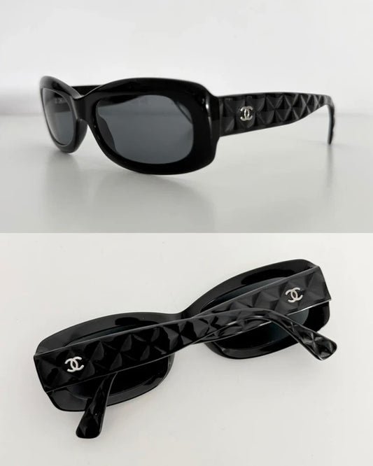 Chanel black sunglasses