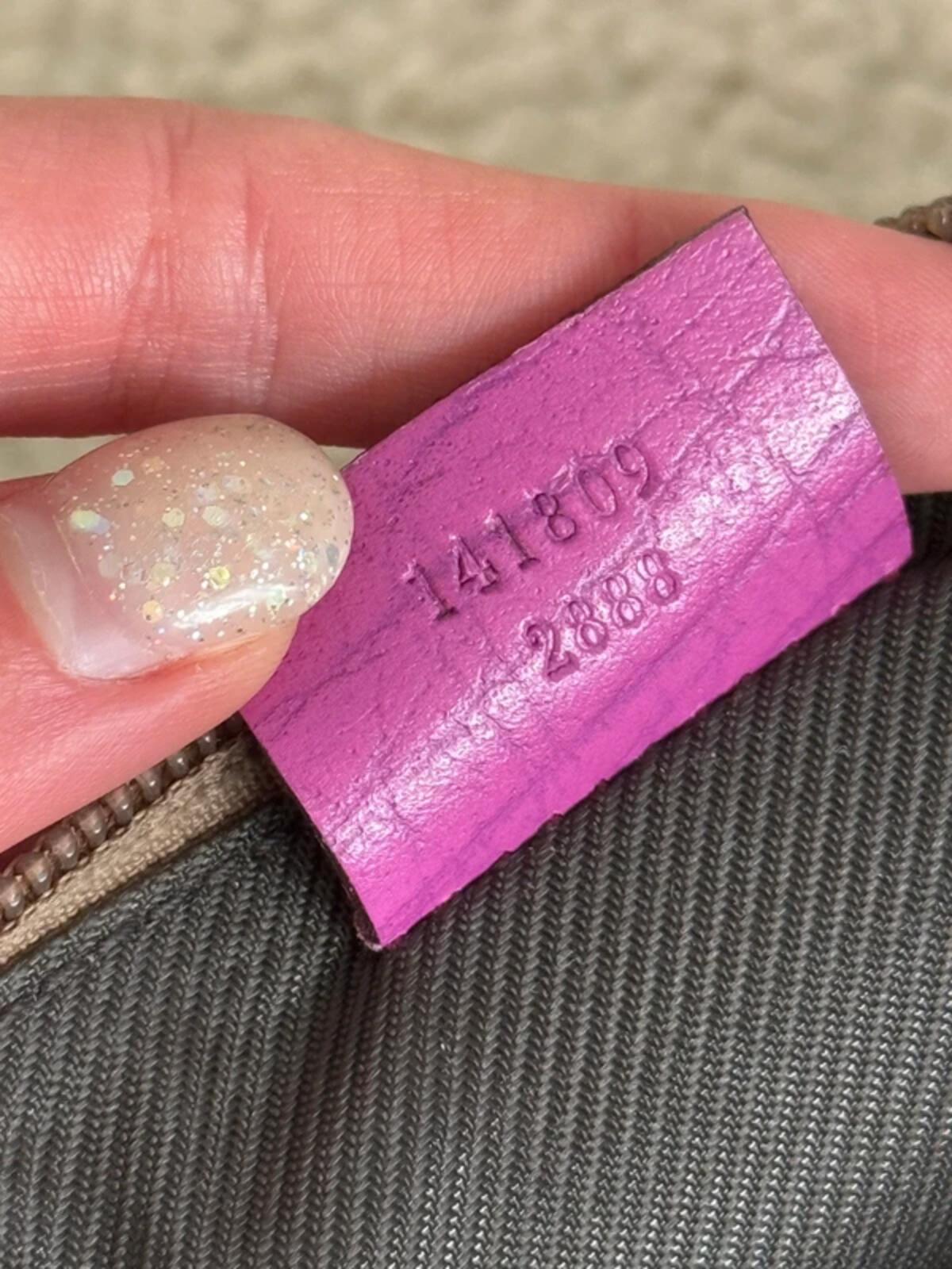 Pink Gucci GG Canvas Pochette