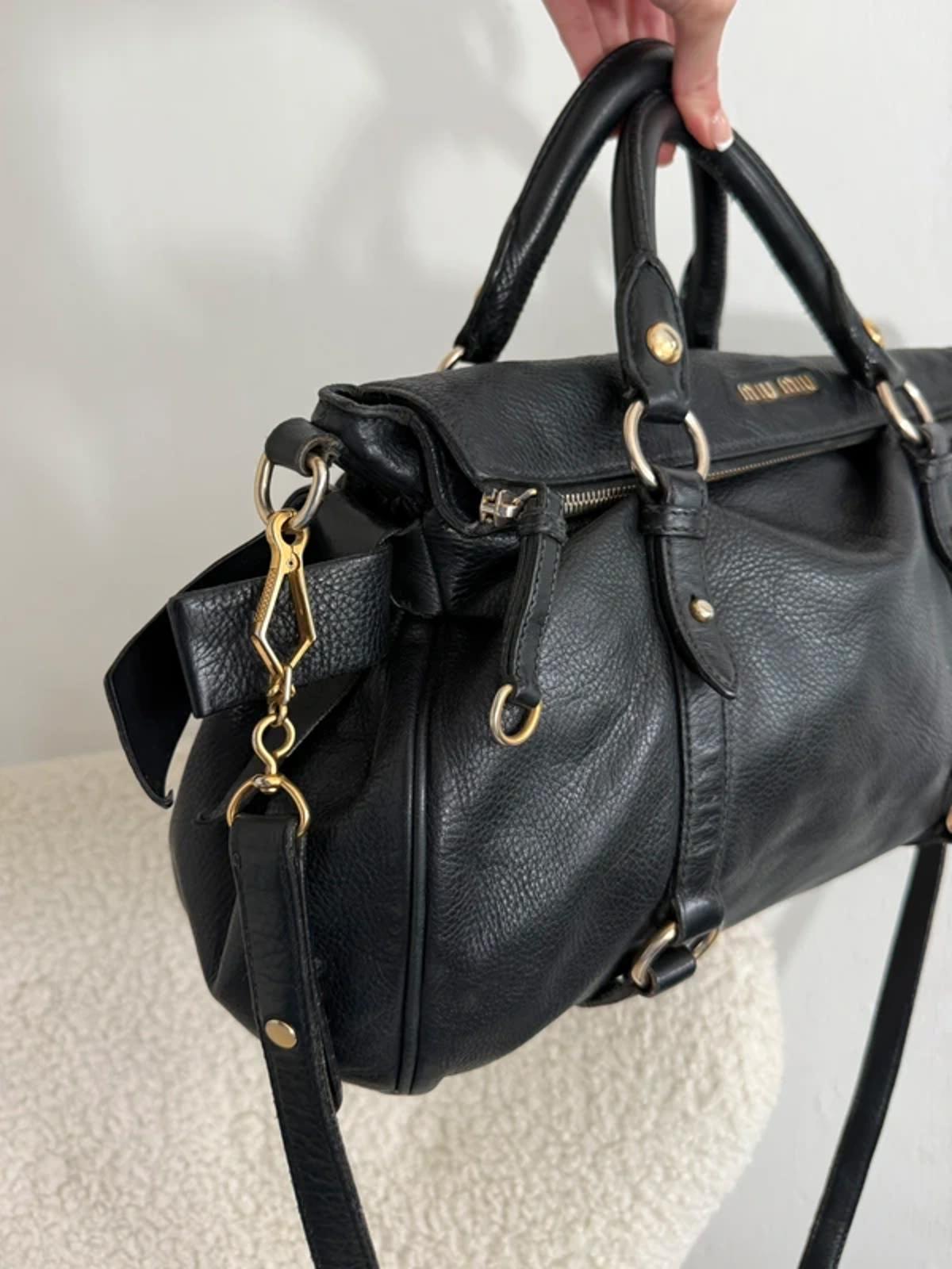Miu Miu Vitello Lux Bow bag