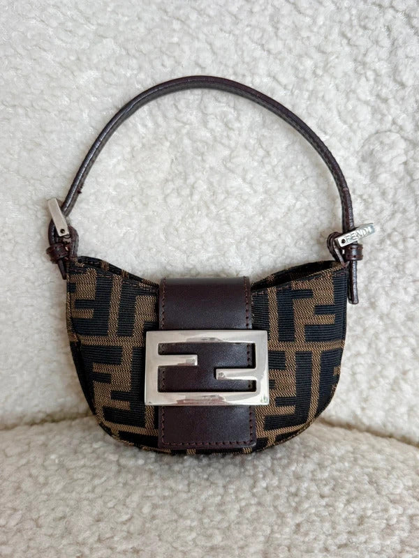 Fendi Zucca Mini Croissant Bag