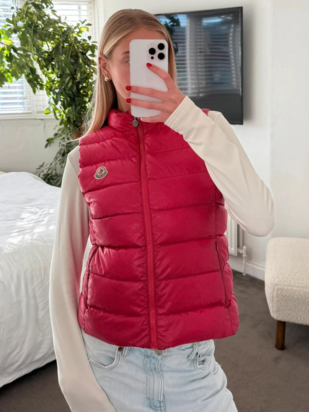 Moncler Ghany Gilet – Pink