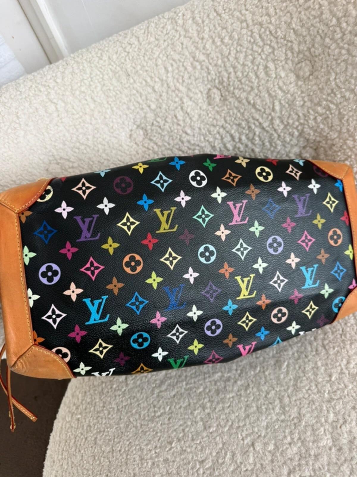 Louis Vuitton Monogram Multicolor Ursula Bag Black