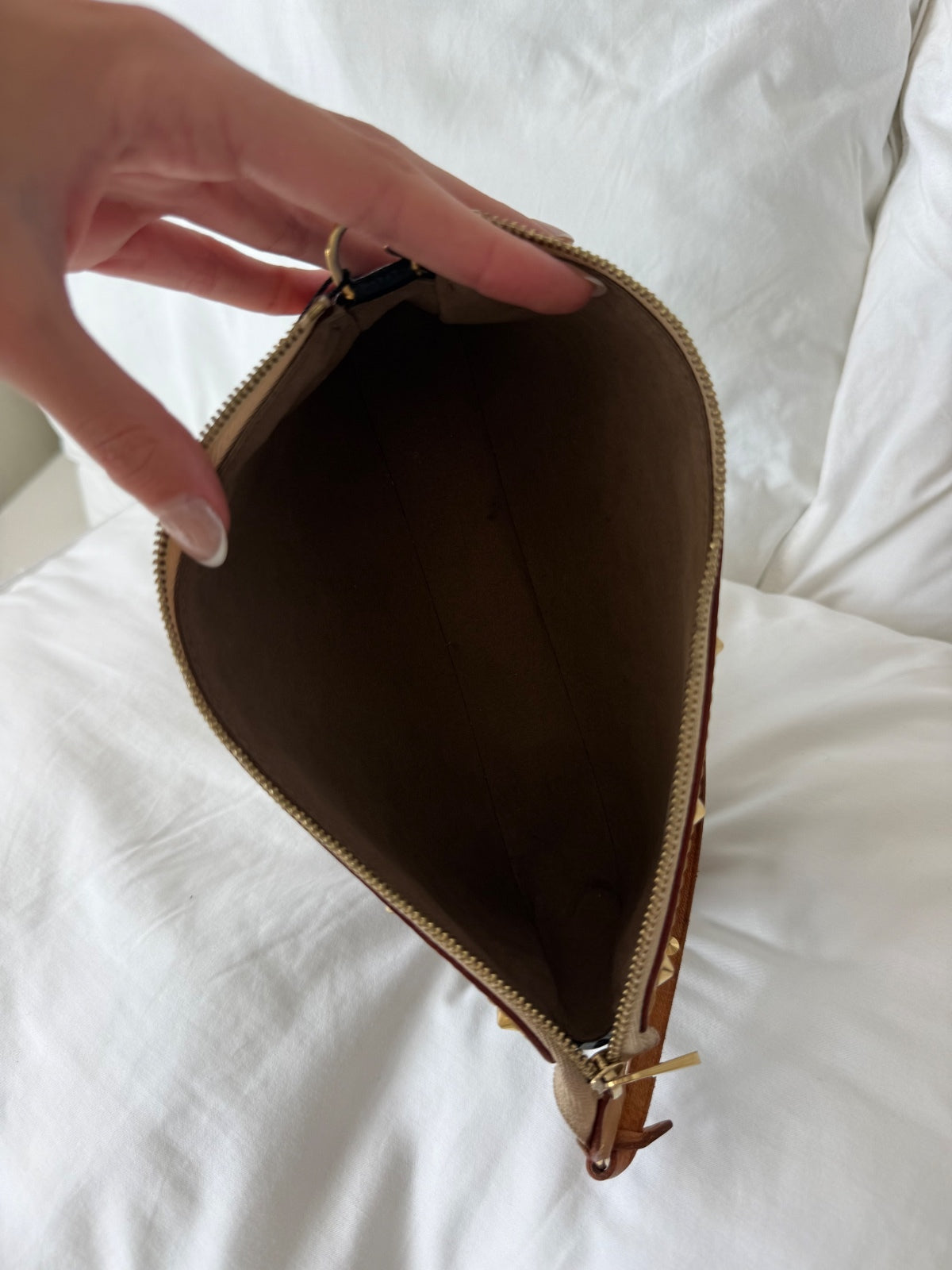 Louis Vuitton x Takashi Murakami Black Monogram Multicolore Pochette Bag