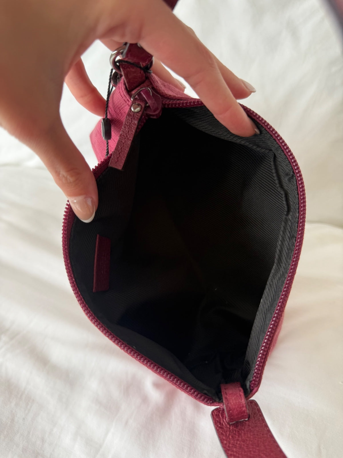 Gucci Dark Pink Monogram Mini Shoulder Bag