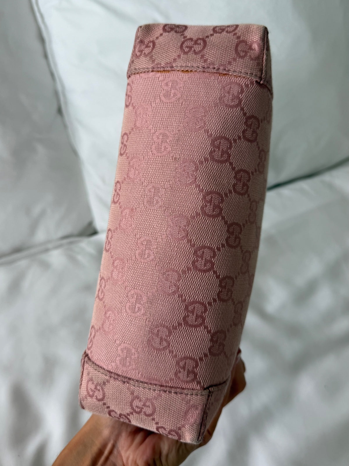Gucci Pink GG Monogram Shoulder Bag