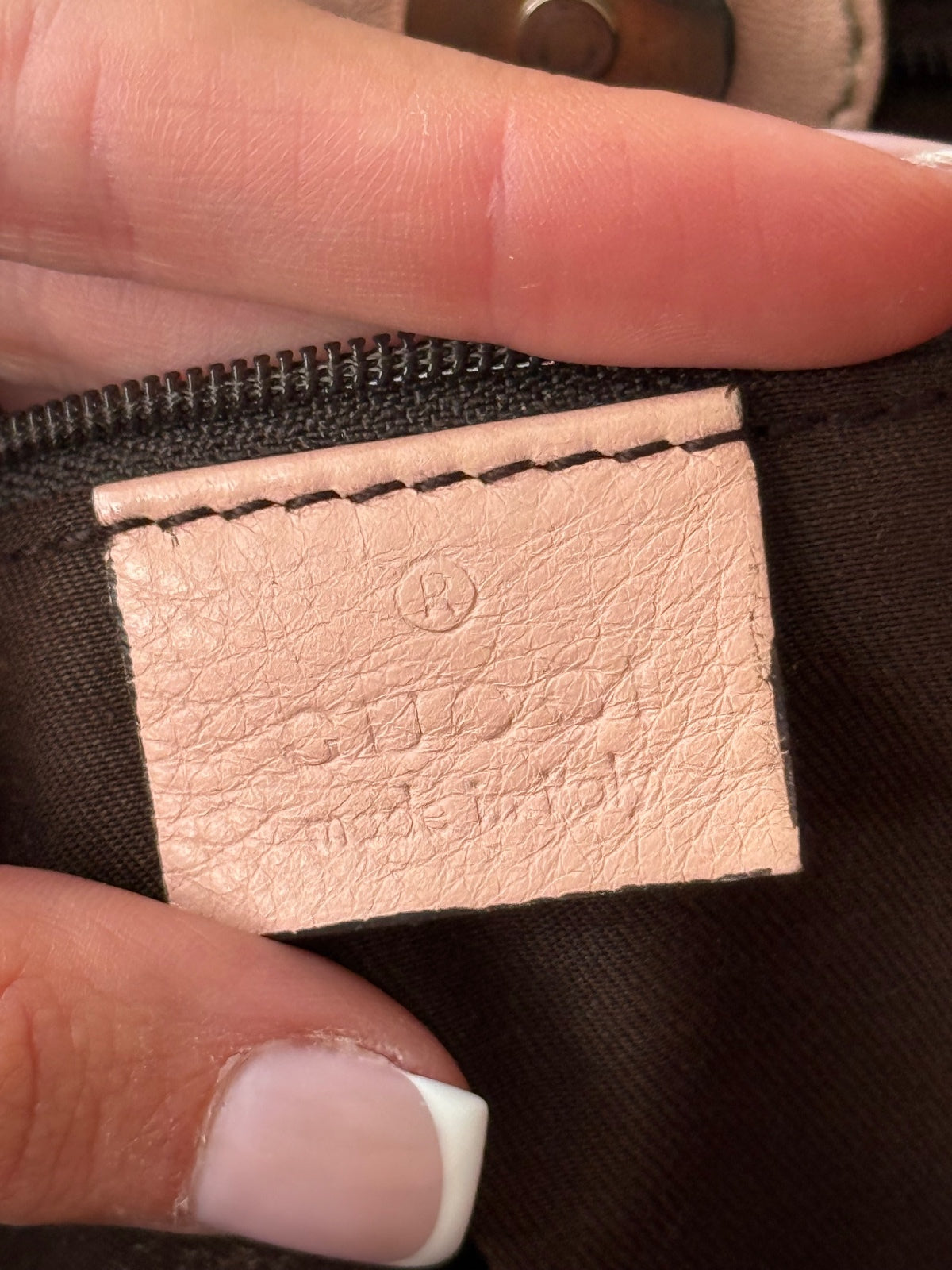 Gucci Pink GG Monogram D-Ring Bucket Bag