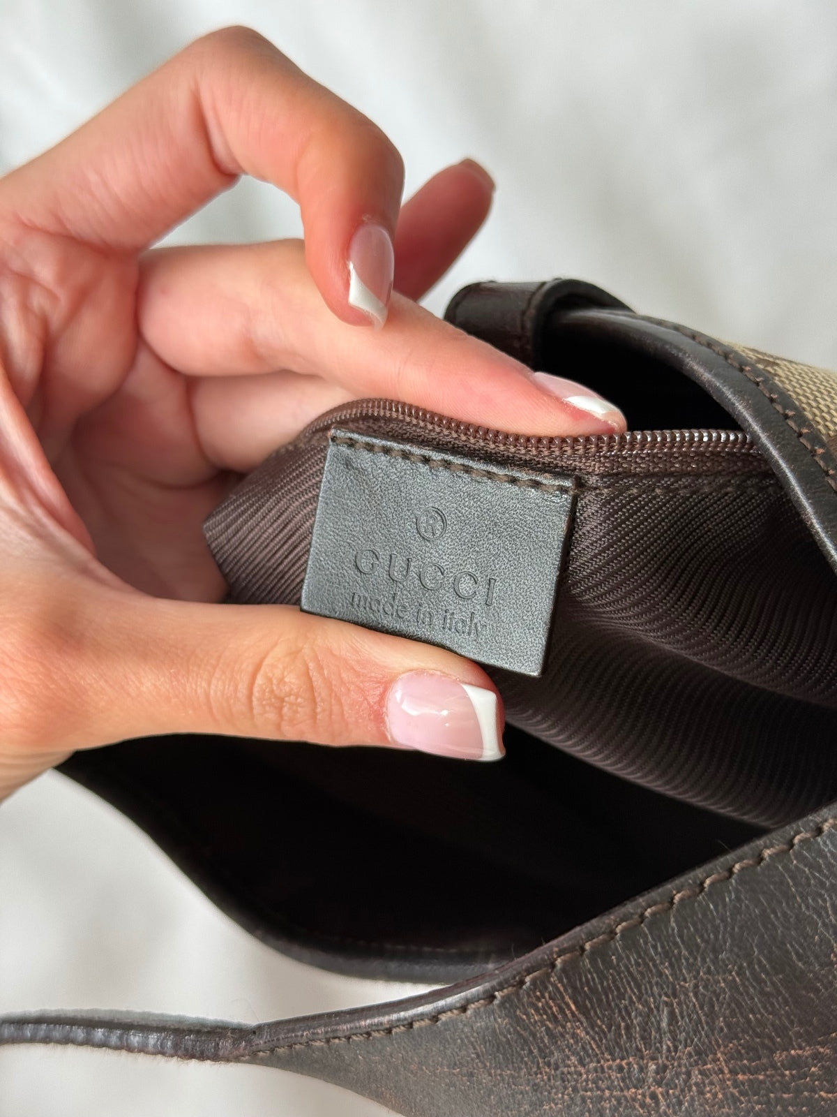 Gucci GG Monogram Web Stripe Jackie Shoulder Bag